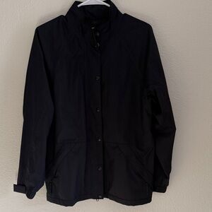 Women’s Black DRYJOYS Jacket with Snap Closure